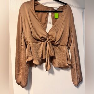 Beige blouse